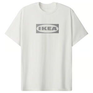 IKEA AURTIENDE T-shirt, White, L/XL (205.789.53) NEW